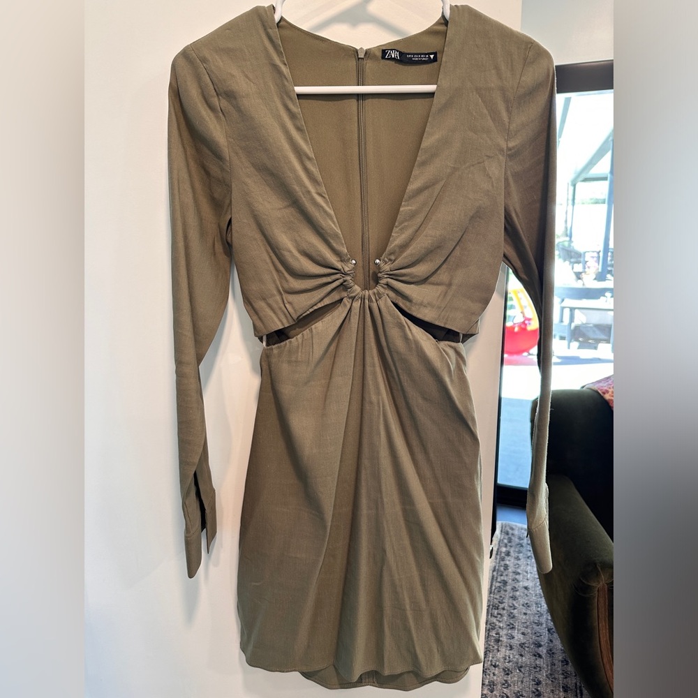 Zara cut out mini dress